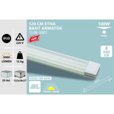 100W IP20 120 CM ETNA BANT ARMATÜR BEYAZ